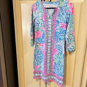 Lilly Pulitzer Bold Pastel Floral Dress
